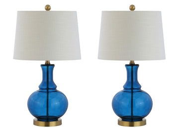 Lavelle 25" Glass LED Table Lamp - JONATHAN Y